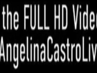 Incredible Massage And Pussy Fucking&excl; Cuban divinity Angelina Castro Gets Dicked&excl;