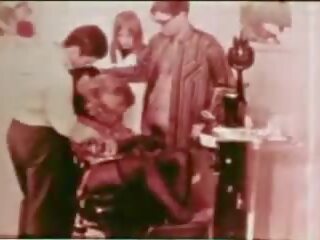 The Dentist: Free Vintage Interracial Orgy sex movie film 32
