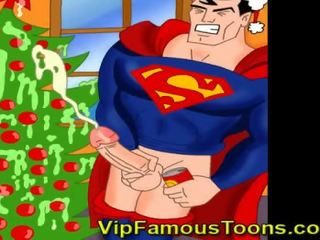 Famous cartoon heroes Christmas xxx video