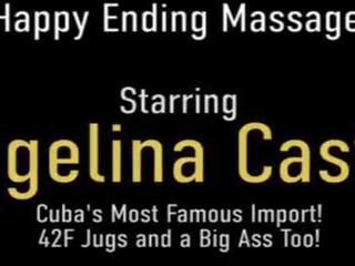 难以置信 按摩 和 的阴户 fucking&excl; 古巴 divinity 安吉丽娜 castro 得到 dicked&excl;