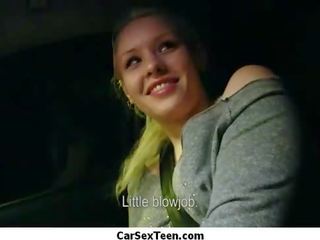 Car x rated clip teen hitchhiker hardcore pounded 10