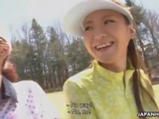 Charming Golf young woman Nana Kunimi begin A Mistake And Now She