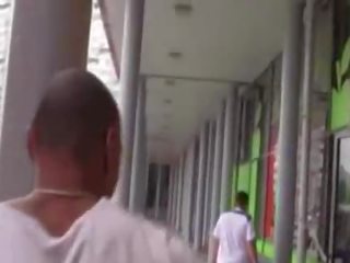 Picking up a superb call girl to fuck at the mall