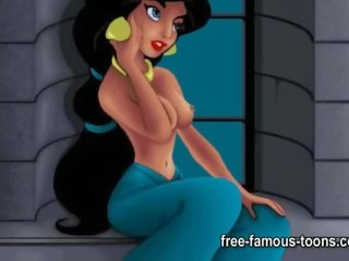 Aladdin un jasmīns sekss video parodija