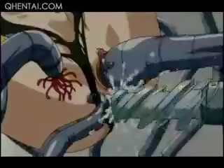 Animasi pornografi buah dada besar dewasa video mov tawanan dibungkus dan kacau oleh besar tentakel